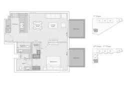 1 bedroom apartment